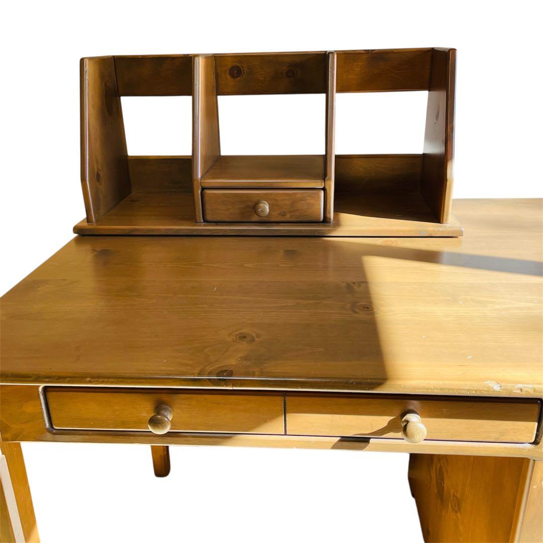 送料無料 enfant アンファン 学習机 書斎机 作業机 カントリー 家具