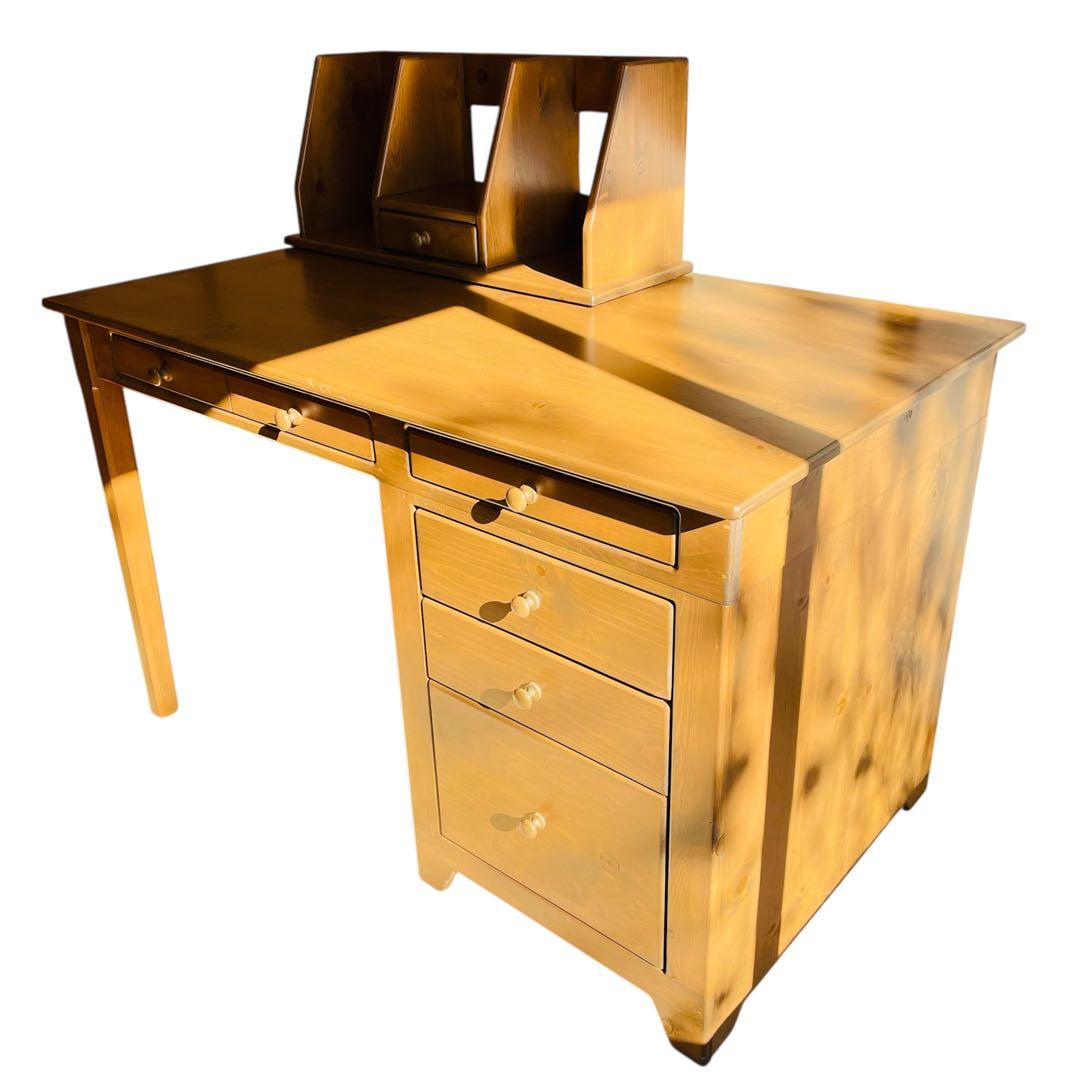 送料無料 enfant アンファン 学習机 書斎机 作業机 カントリー 家具