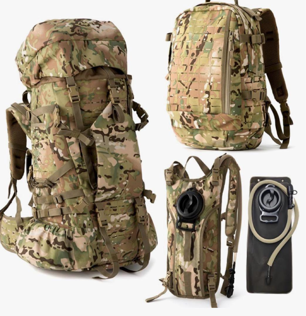 【しんご】ミリタリー バックパック 米軍 USMC スタイル 2点