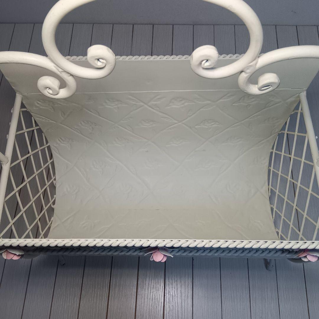 ロココ調　薔薇　マガジンラック　姫系インテリア