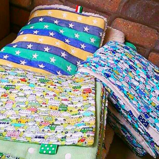 済。６枚。ゆっぴコタ♥８重ガーゼ。１２重ガーゼ