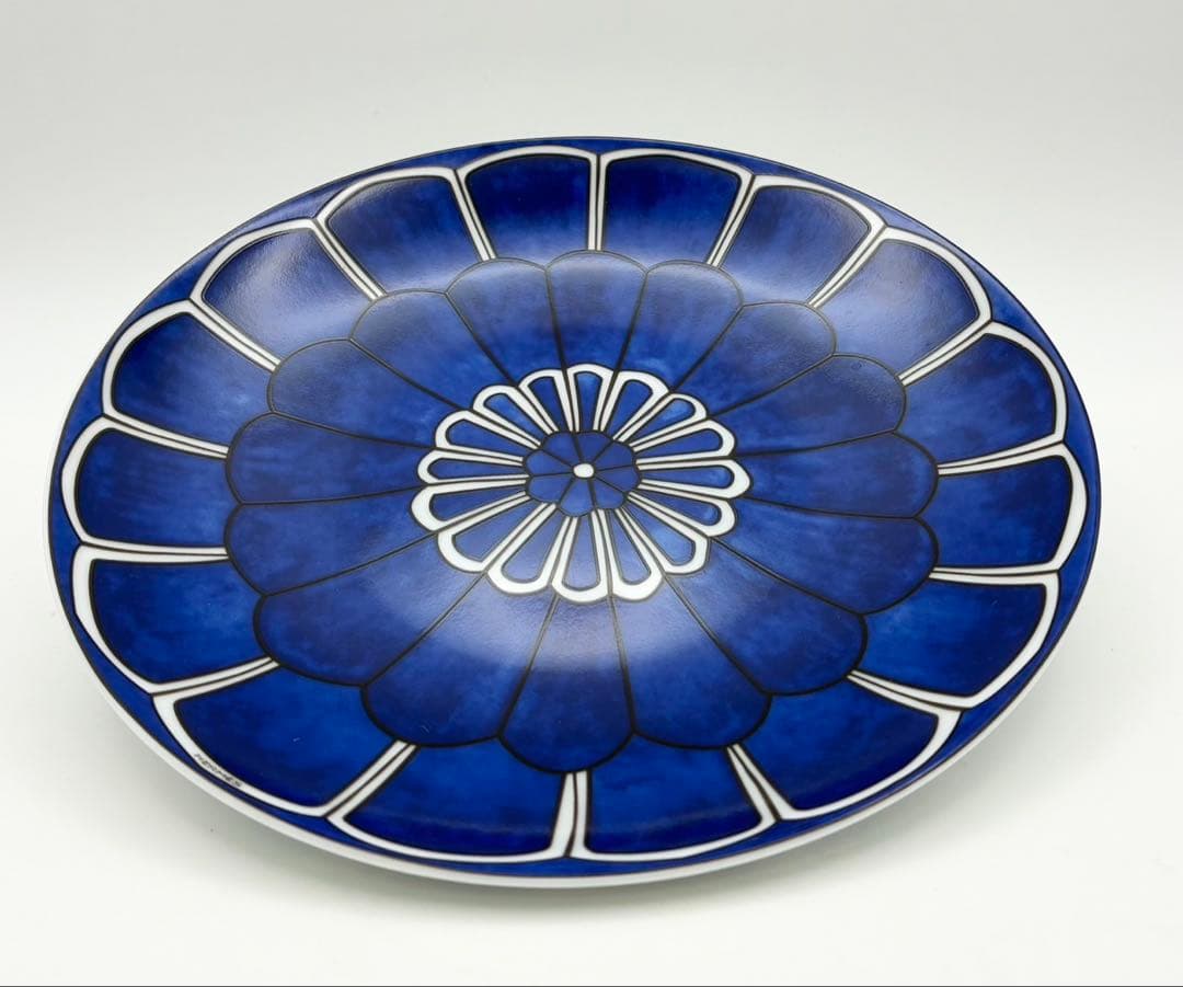 【未使用 希少】HERMES ブルーダイユール 16cm プレート 2枚