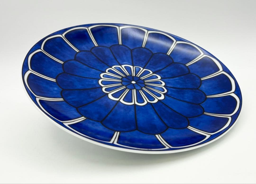 【未使用 希少】HERMES ブルーダイユール 16cm プレート 2枚