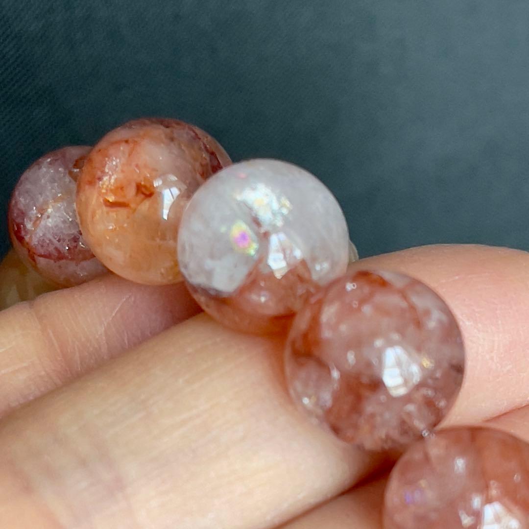 レインボー入り✨マニカランヒマラヤ水晶〜ミックスカラー