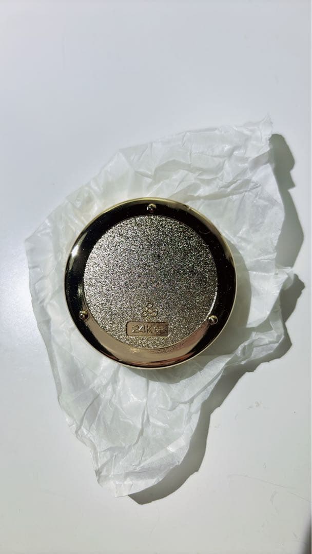 ★新品未使用 金メッキ24KGP 朱肉入れ 菊の御紋 桐箱付き 13個セット★