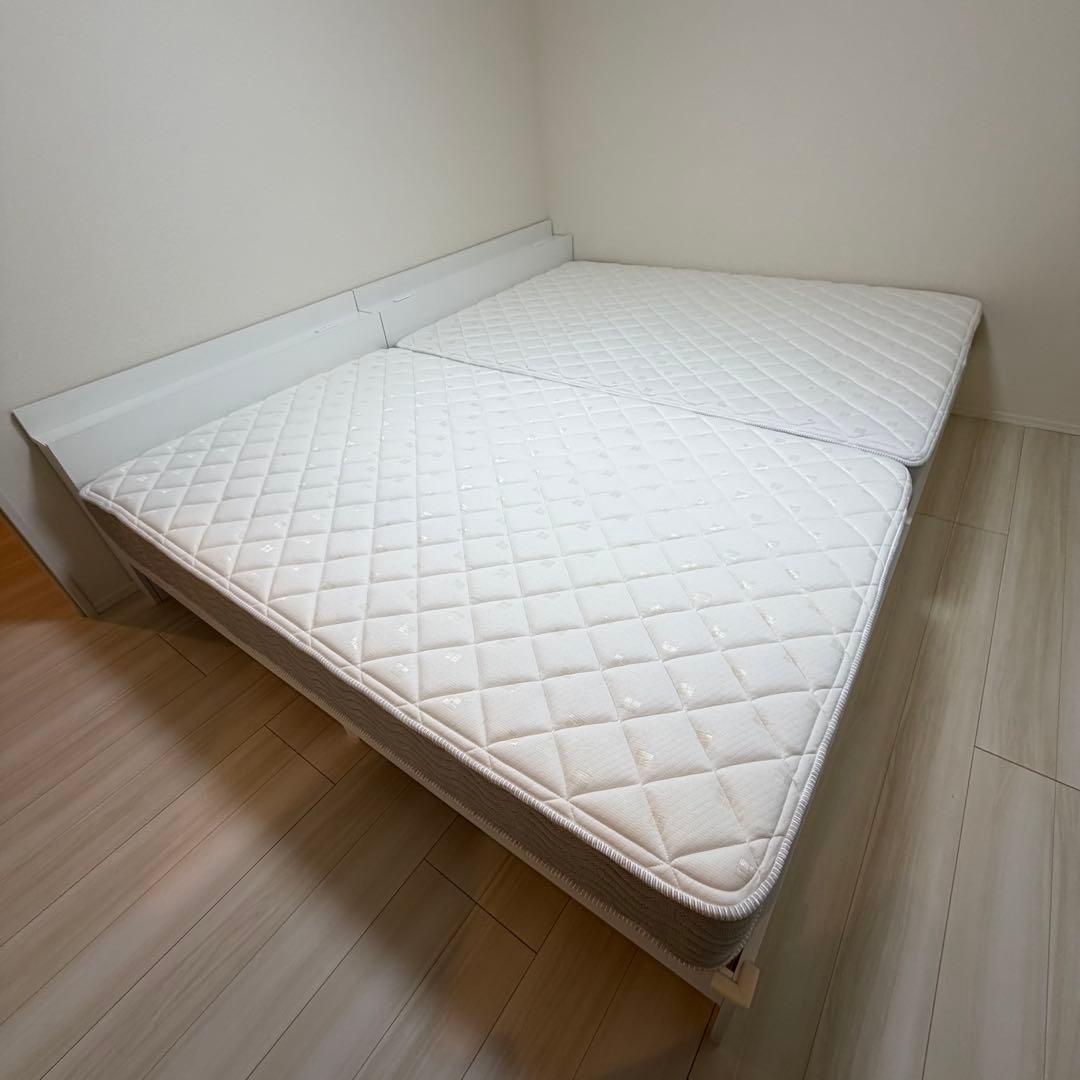 ダブルベット セミダブルベッド セット 引き取り