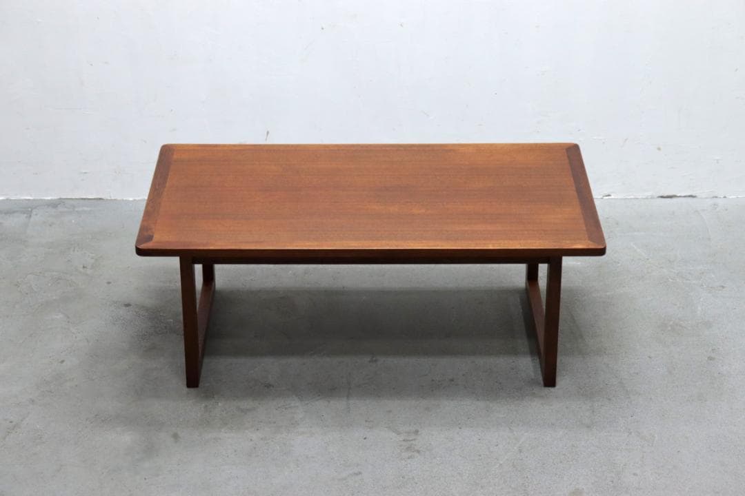 ヴィンテージ チーク材 センターテーブル ローテーブル レトロ 北欧デザイン