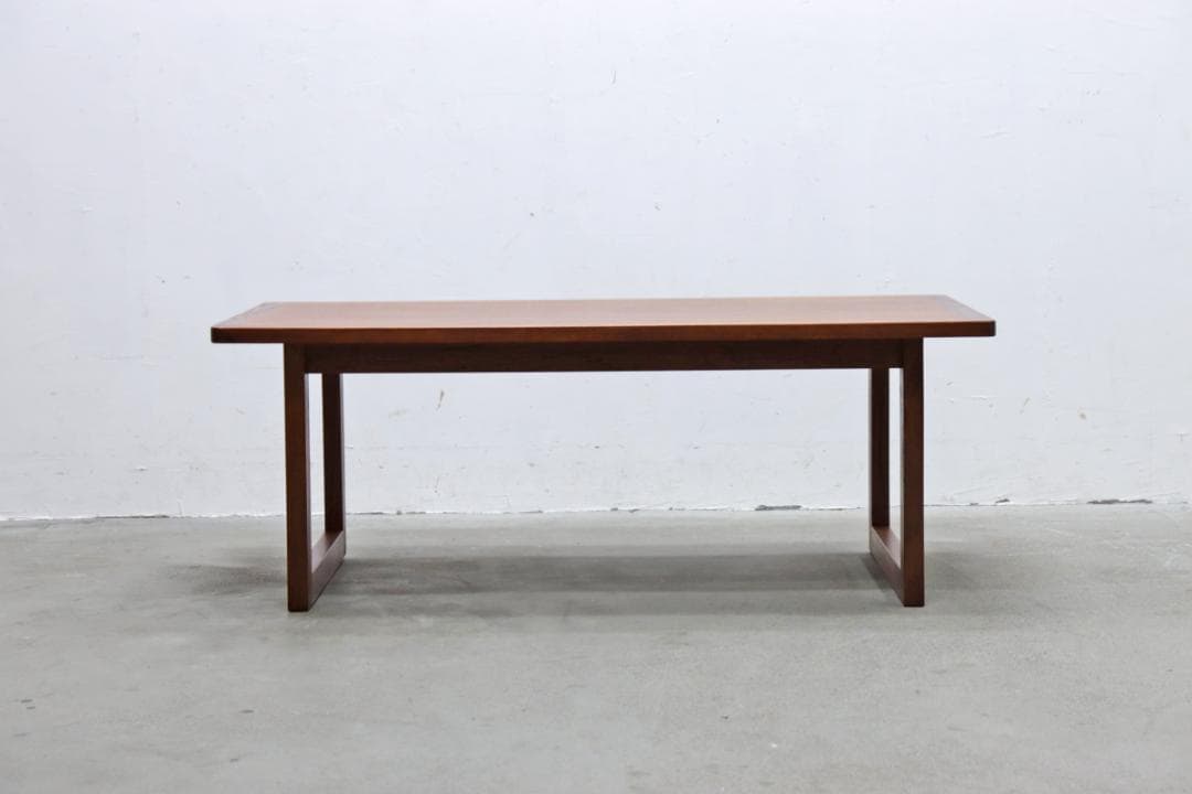 ヴィンテージ チーク材 センターテーブル ローテーブル レトロ 北欧デザイン