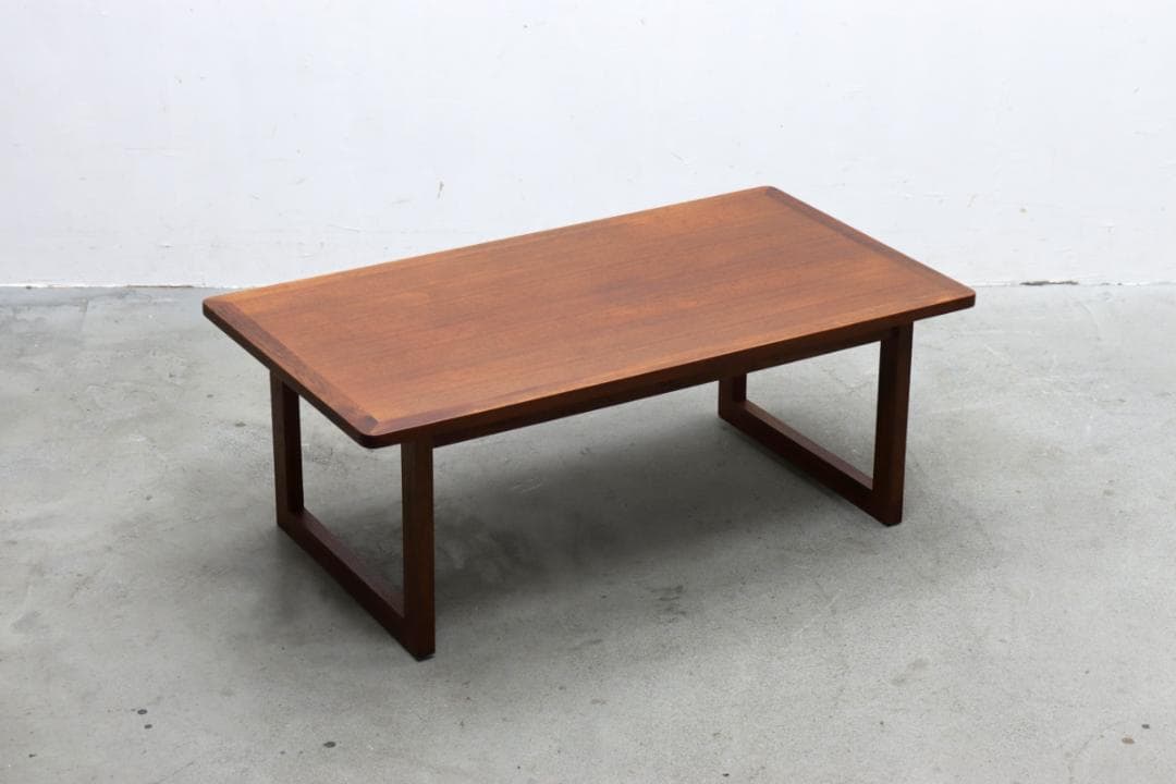 ヴィンテージ チーク材 センターテーブル ローテーブル レトロ 北欧デザイン