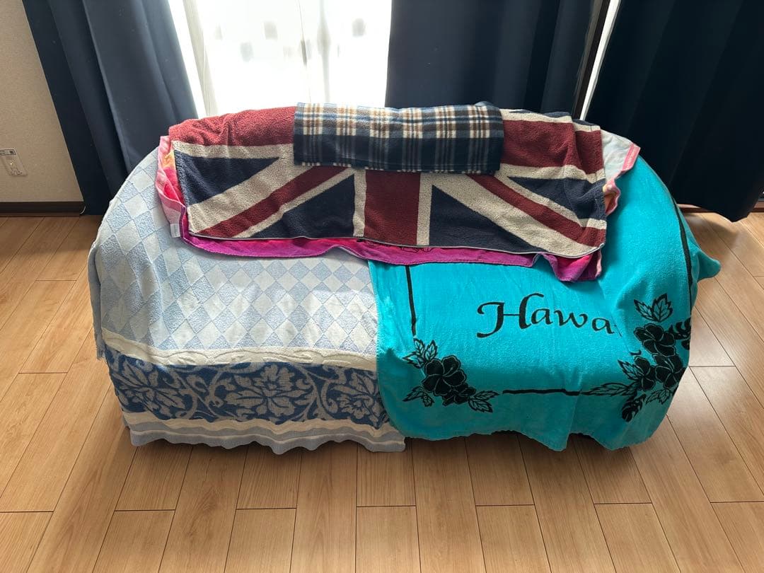 2人掛けソファ(ブラウン)