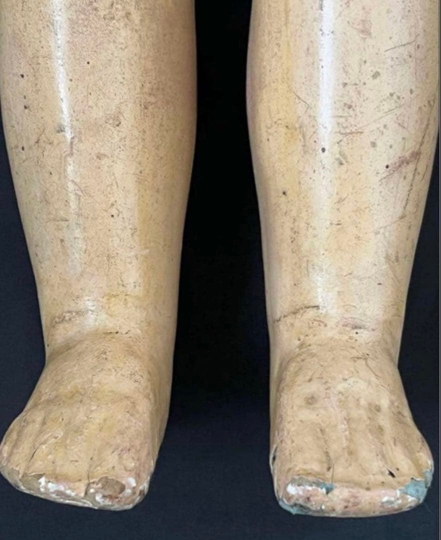 アンティークフレンチフランスビスクドールジュモー ドールレトロ陶器人形ドレス