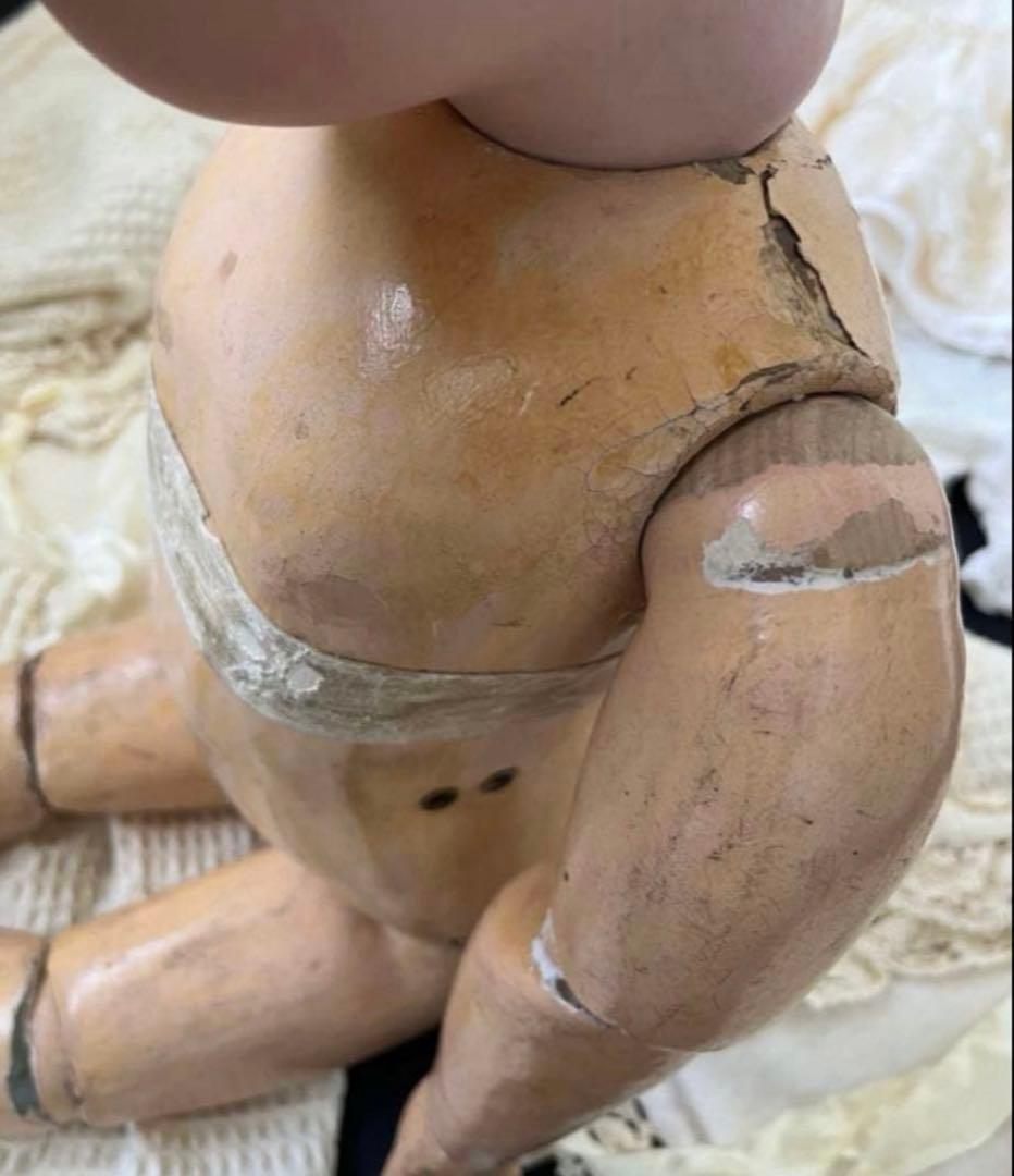 アンティークフレンチフランスビスクドールジュモー ドールレトロ陶器人形ドレス