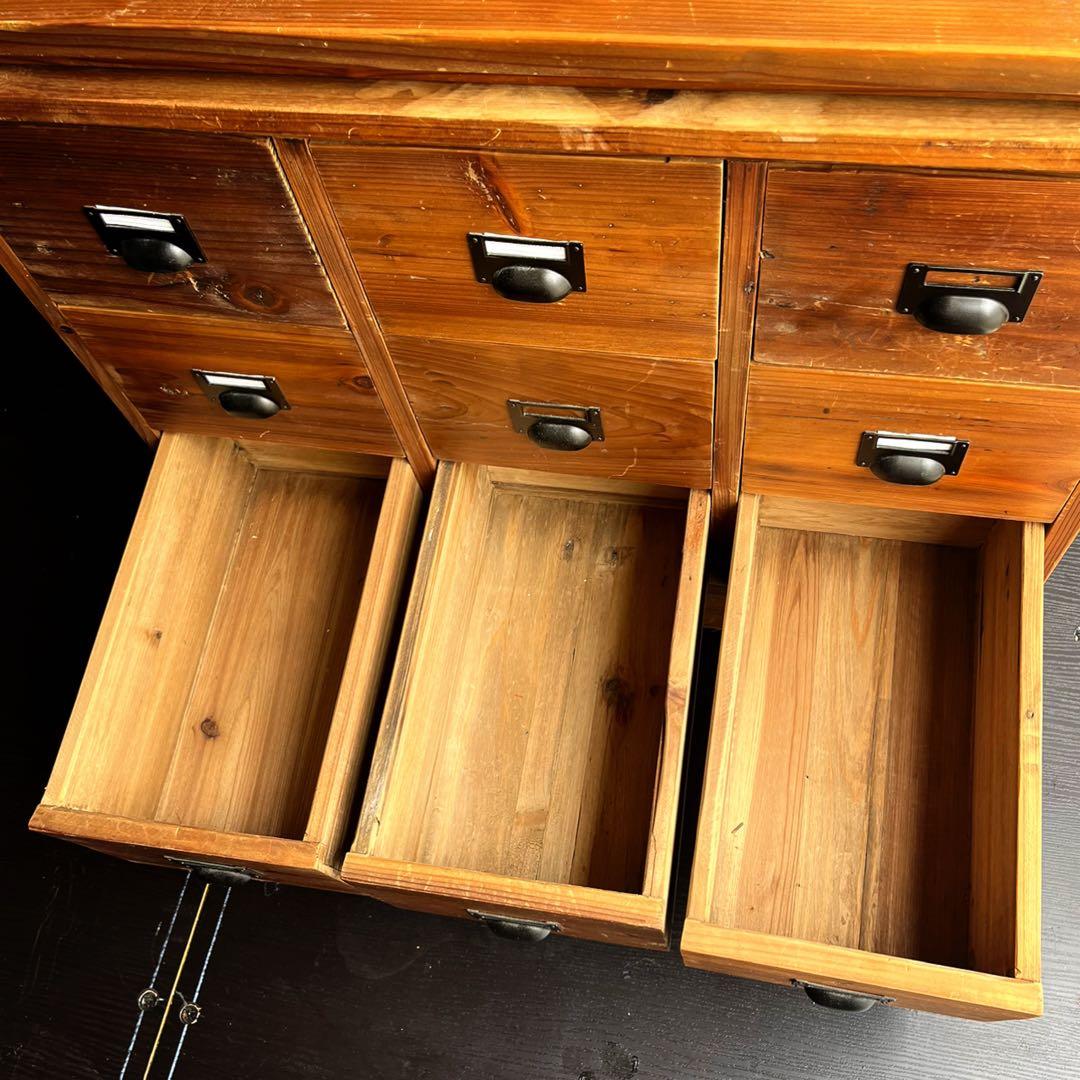 取付無料！関家具 クラッシュゲート 古材アンティーク風ナチュラルキッチンボード✨