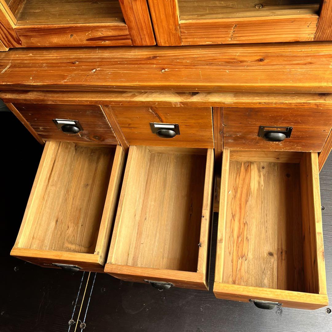 取付無料！関家具 クラッシュゲート 古材アンティーク風ナチュラルキッチンボード✨