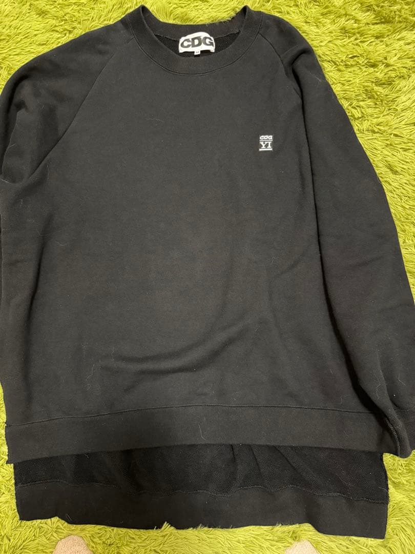 CDG✖️YI OVER sized long back sweatshirt - メルカリ