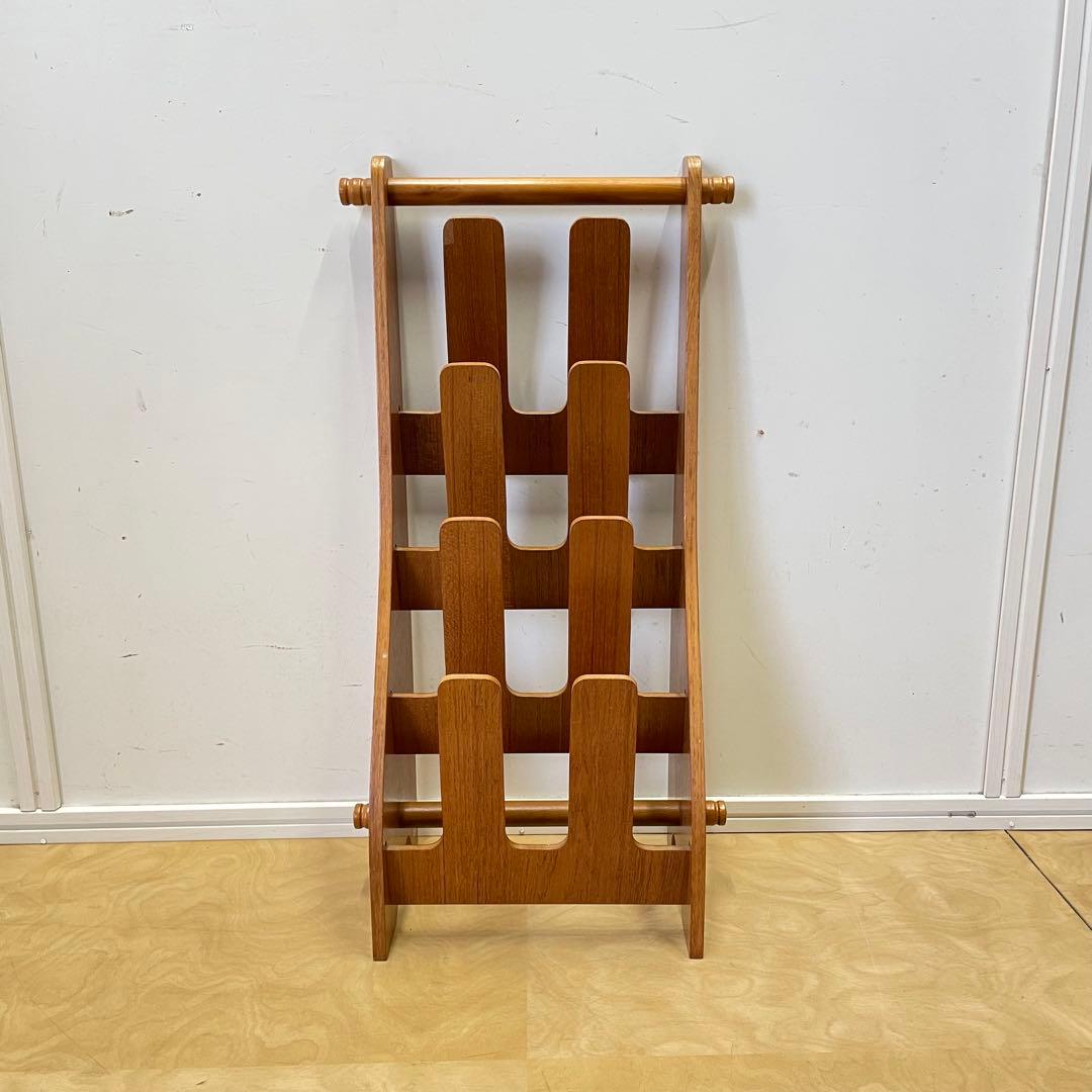 ルンルン 希少 ビンテージ サイトーウッド スリッパラック 4足