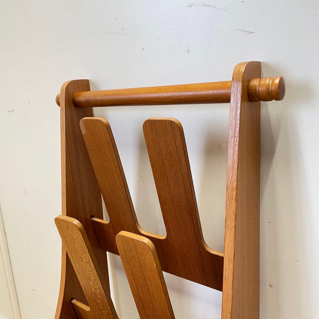 ルンルン 希少 ビンテージ サイトーウッド スリッパラック 4足