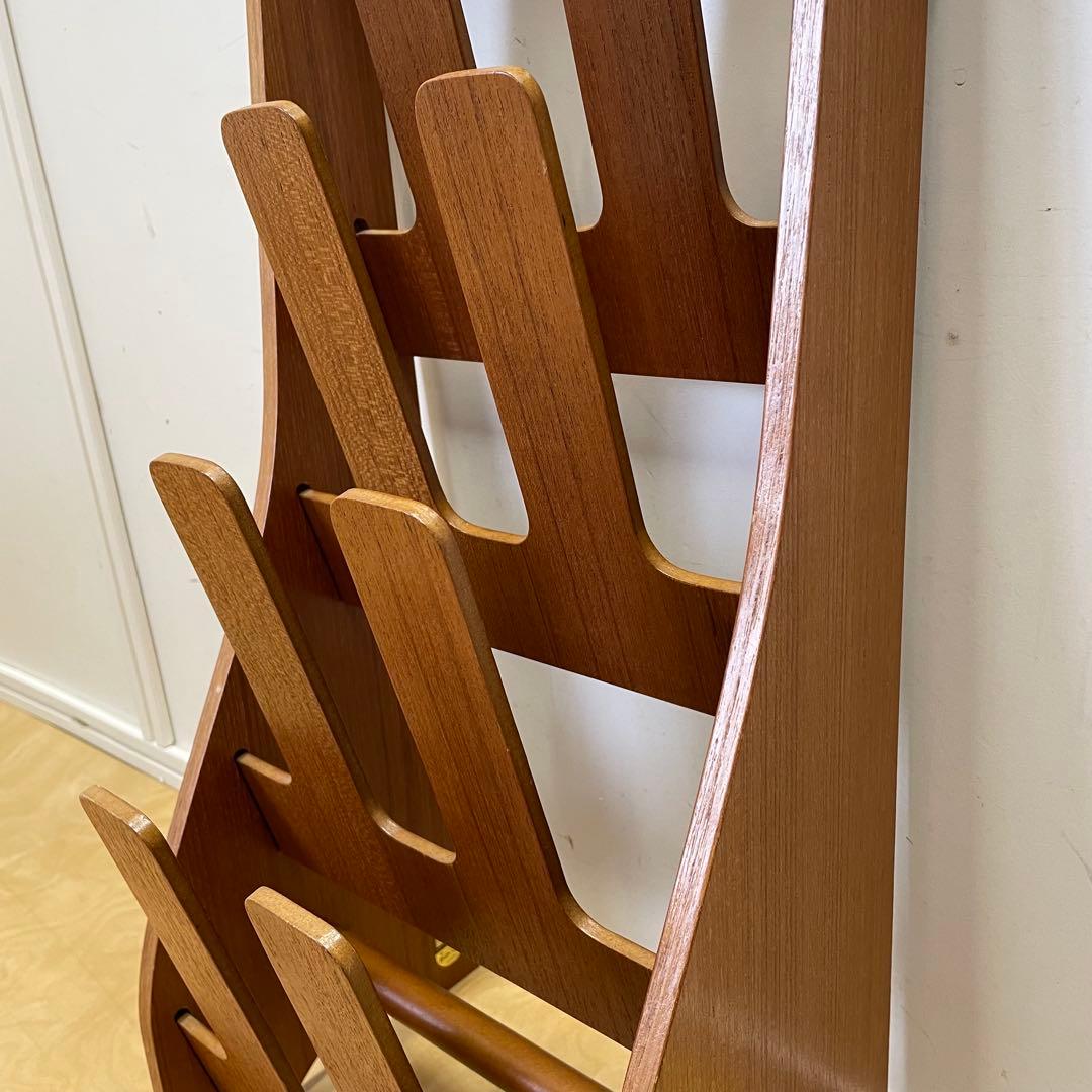 ルンルン 希少 ビンテージ サイトーウッド スリッパラック 4足