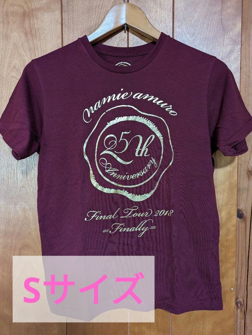 限定色】安室奈美恵 25周年Finally Tシャツ エンジ S - メルカリ