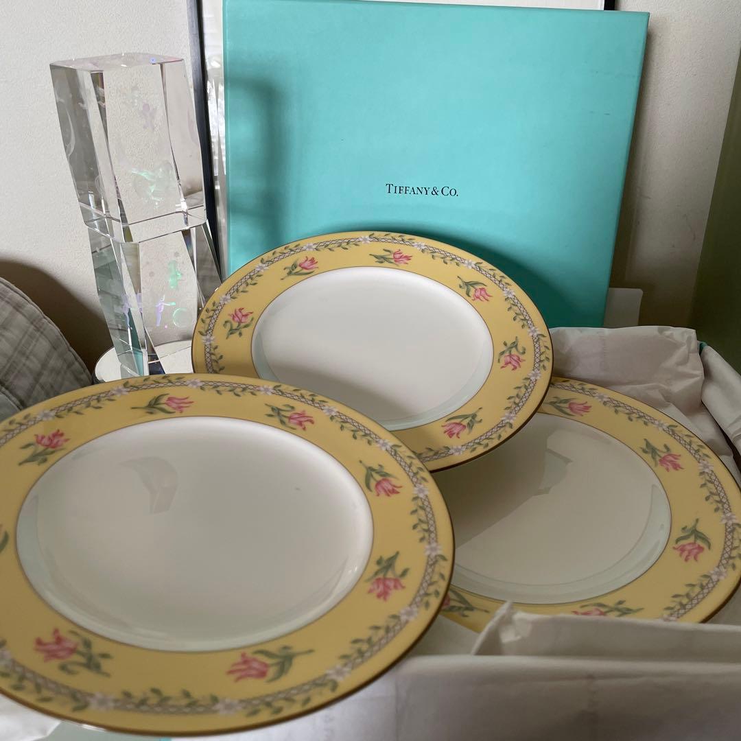 【未使用】ティファニー　チューリップ　ケーキ皿　サラダ　デザート皿