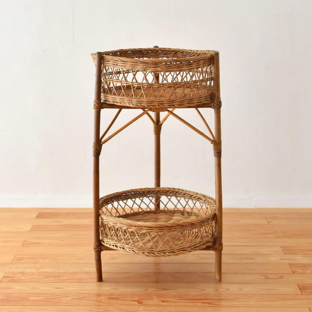 ランドリーバスケット　籐　ラタン　竹　バンブー