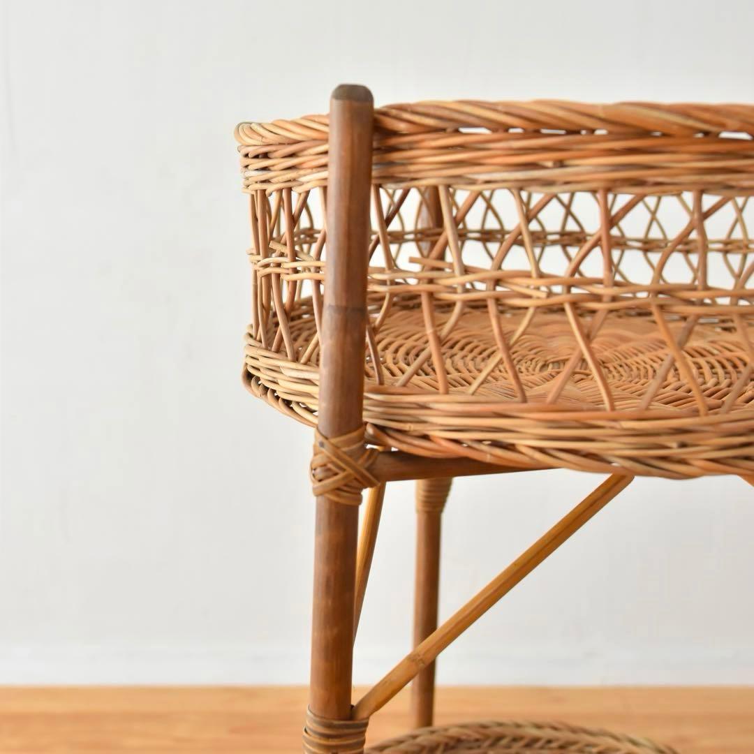 ランドリーバスケット　籐　ラタン　竹　バンブー