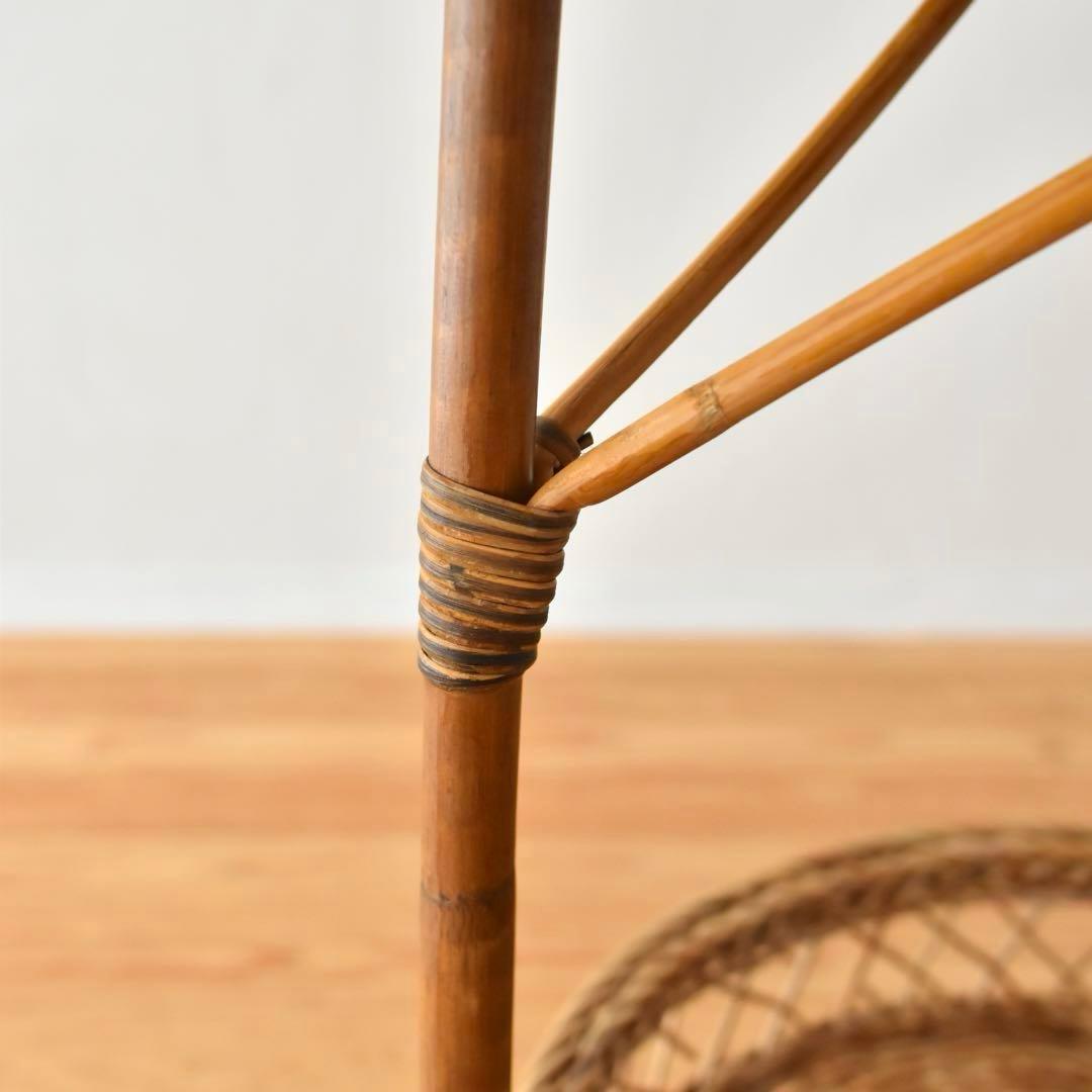 ランドリーバスケット　籐　ラタン　竹　バンブー