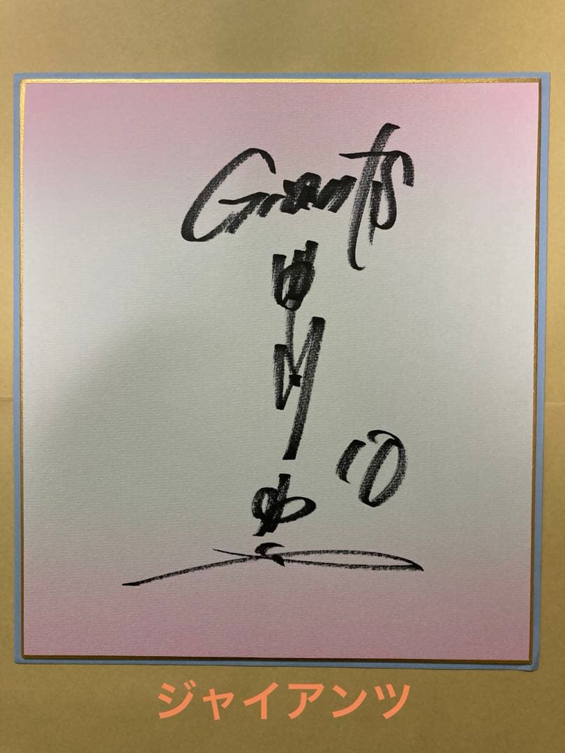 読売ジャイアンツ 甲斐拓也 10 直筆サイン 巨人 キャンプ 色紙 - メルカリ
