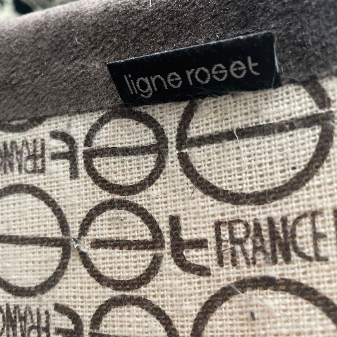 ligne roset ブラウンオットマン