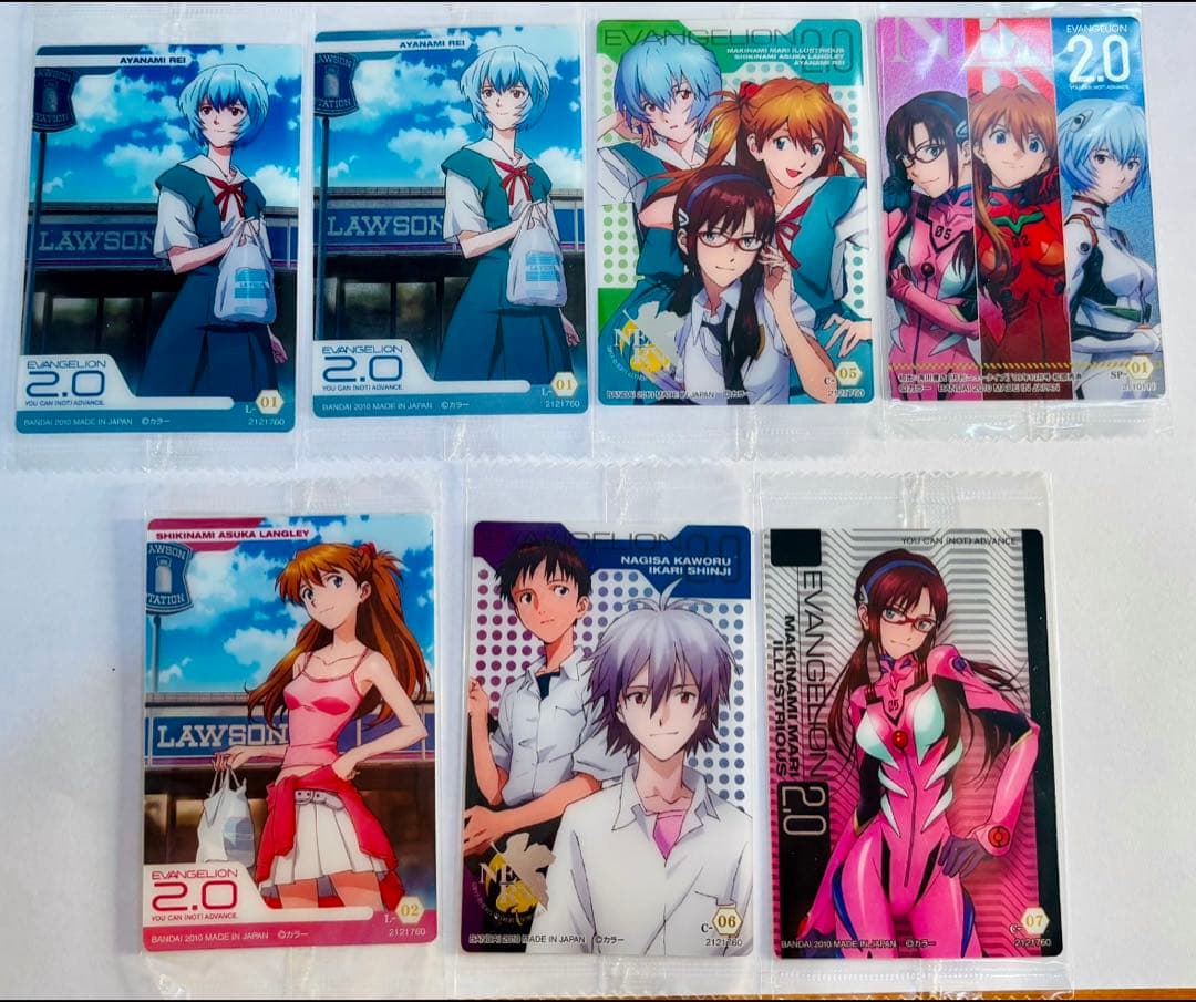 未開封21枚】エヴァンゲリオン2.0 希少カード（年末限定セール）