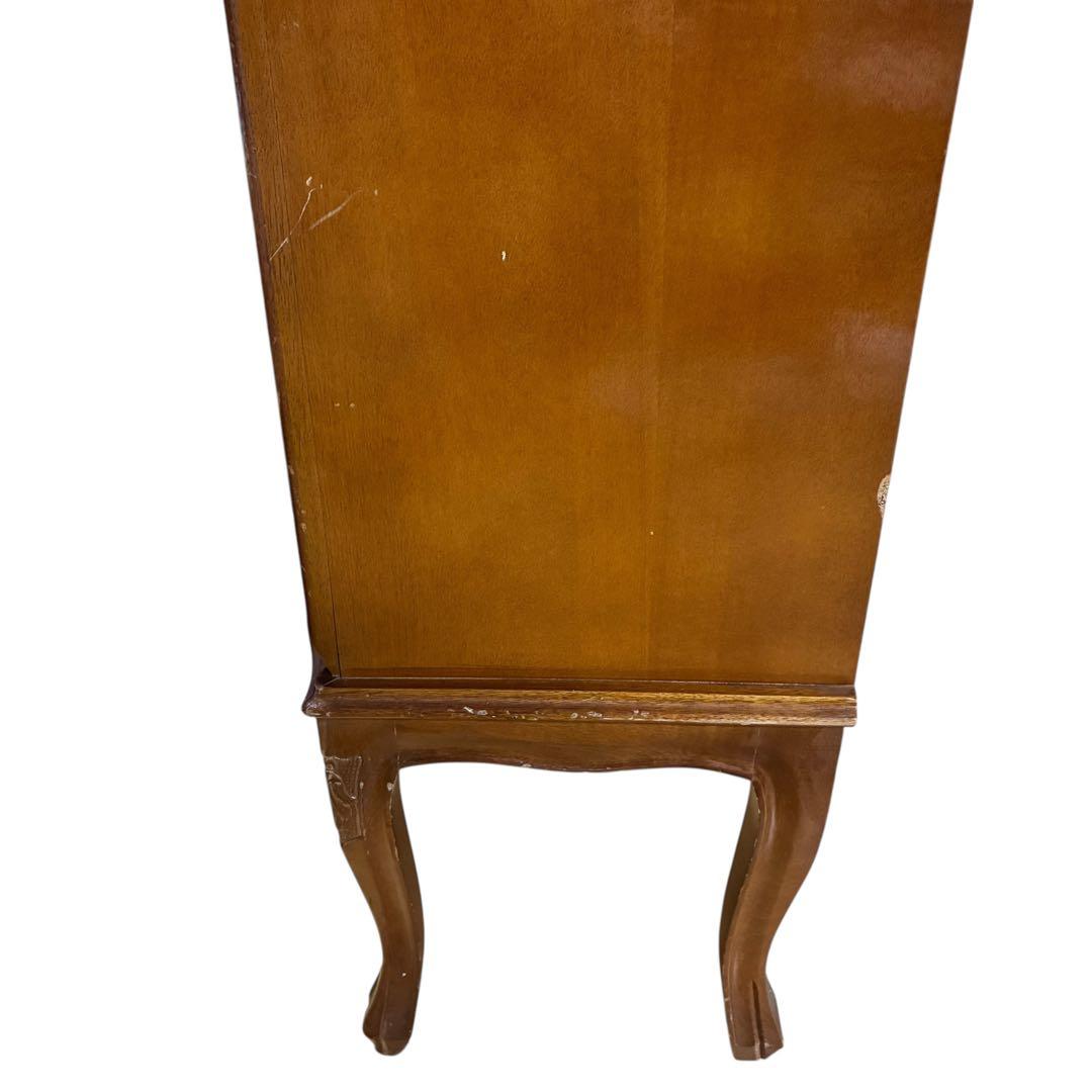 【イタリア製】アンティーク調 猫脚 4段チェスト 木製 クラシック