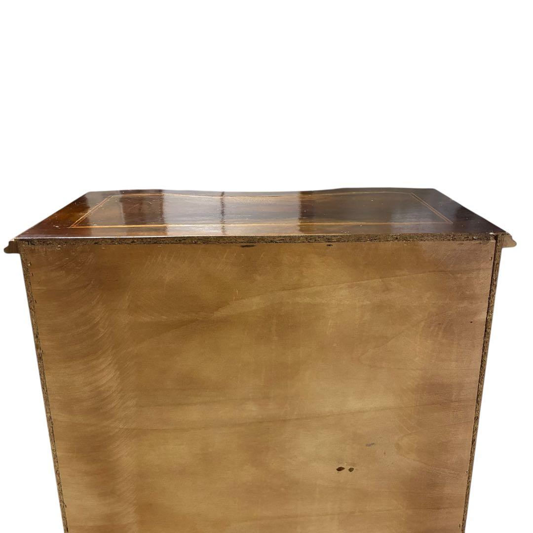 【イタリア製】アンティーク調 猫脚 4段チェスト 木製 クラシック