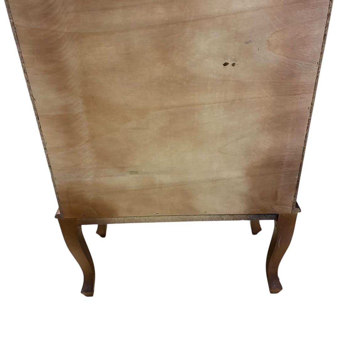 【イタリア製】アンティーク調 猫脚 4段チェスト 木製 クラシック