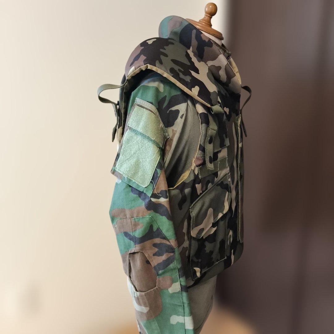 ウッドランド迷彩 装備セット ボディアーマーPASGT コンシャツ ポーチ