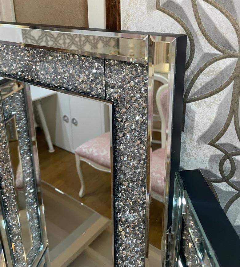 ドレッサー 3点セット ミラー家具 ディスプレイスタンド デスク