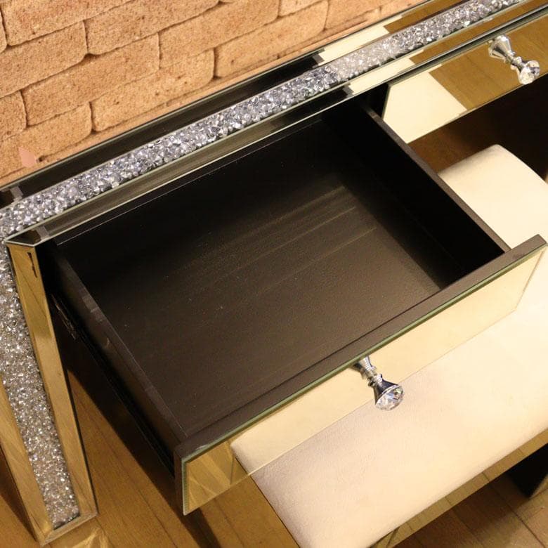 ドレッサー 3点セット ミラー家具 ディスプレイスタンド デスク