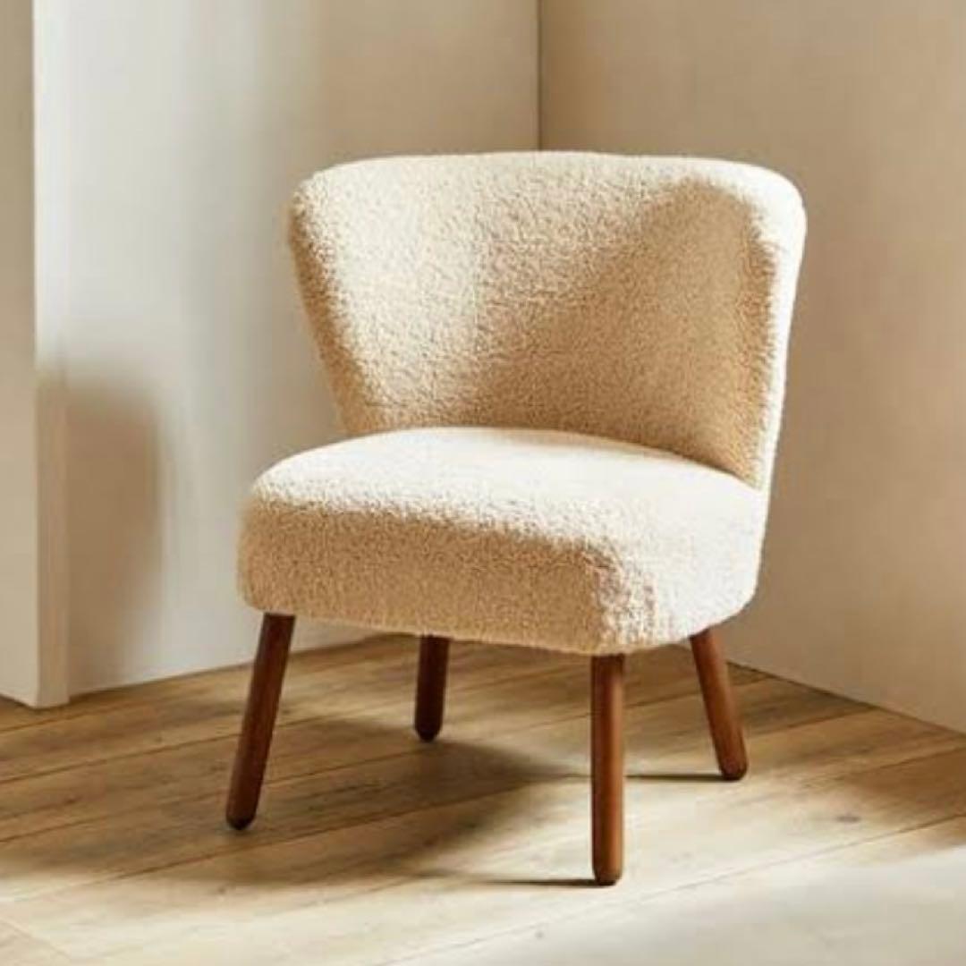 美品』ザラホーム ボア イス チェア - メルカリ