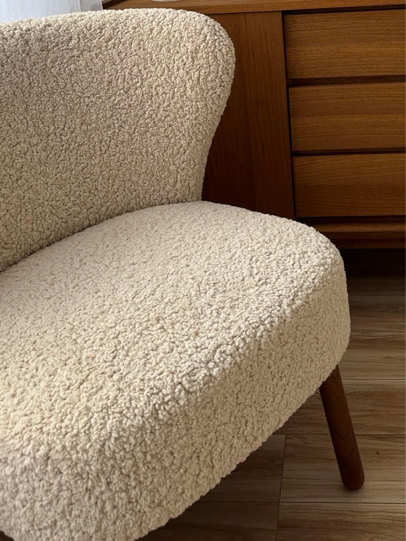 美品』ザラホーム ボア イス チェア - メルカリ