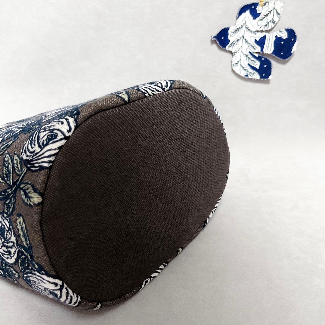 ハンドメイド　ミナペルホネン　basket bag〜パイピング仕立て⑅︎◡̈︎*