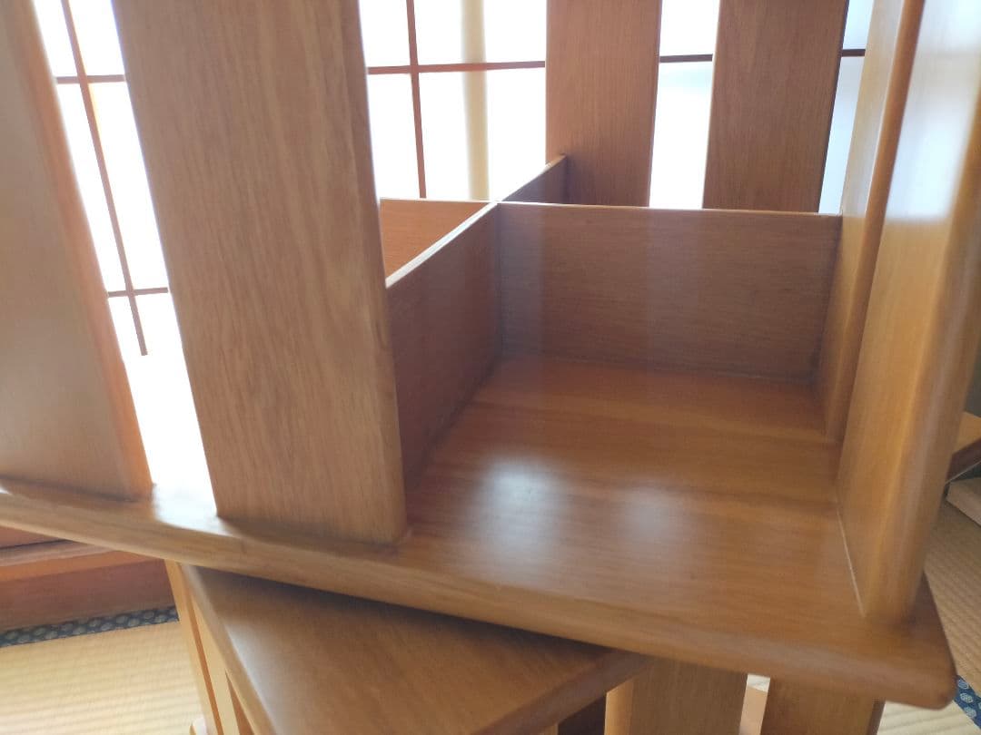 本棚 木製 回転式 通販生活 ブックラック