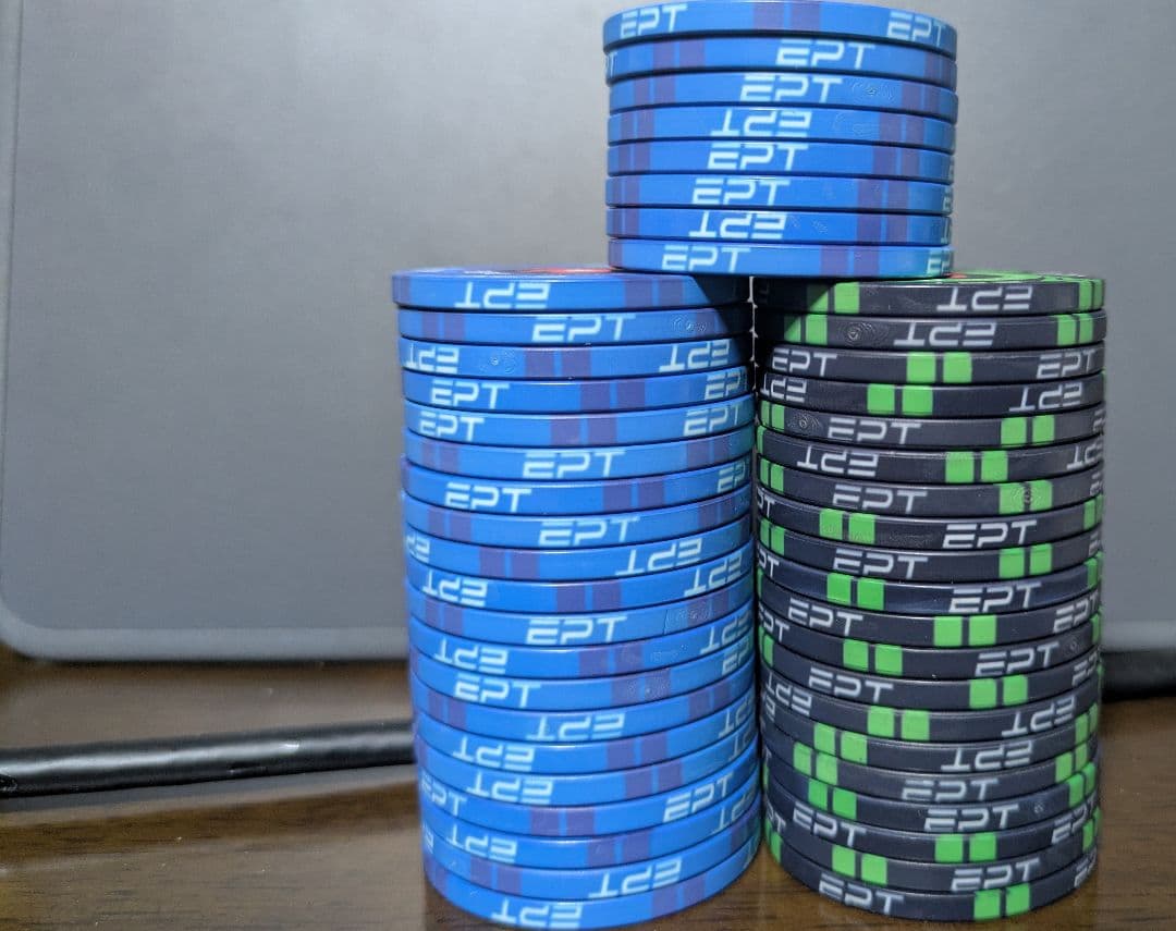 【たわけさん専用】500枚 EPTチップ ポーカーチップ ケース付き
