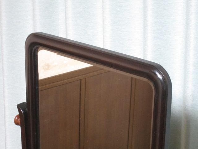 松本民芸家具 ミズメザクラ 無垢材 B型 置鏡 19.2万/ミラー 卓上