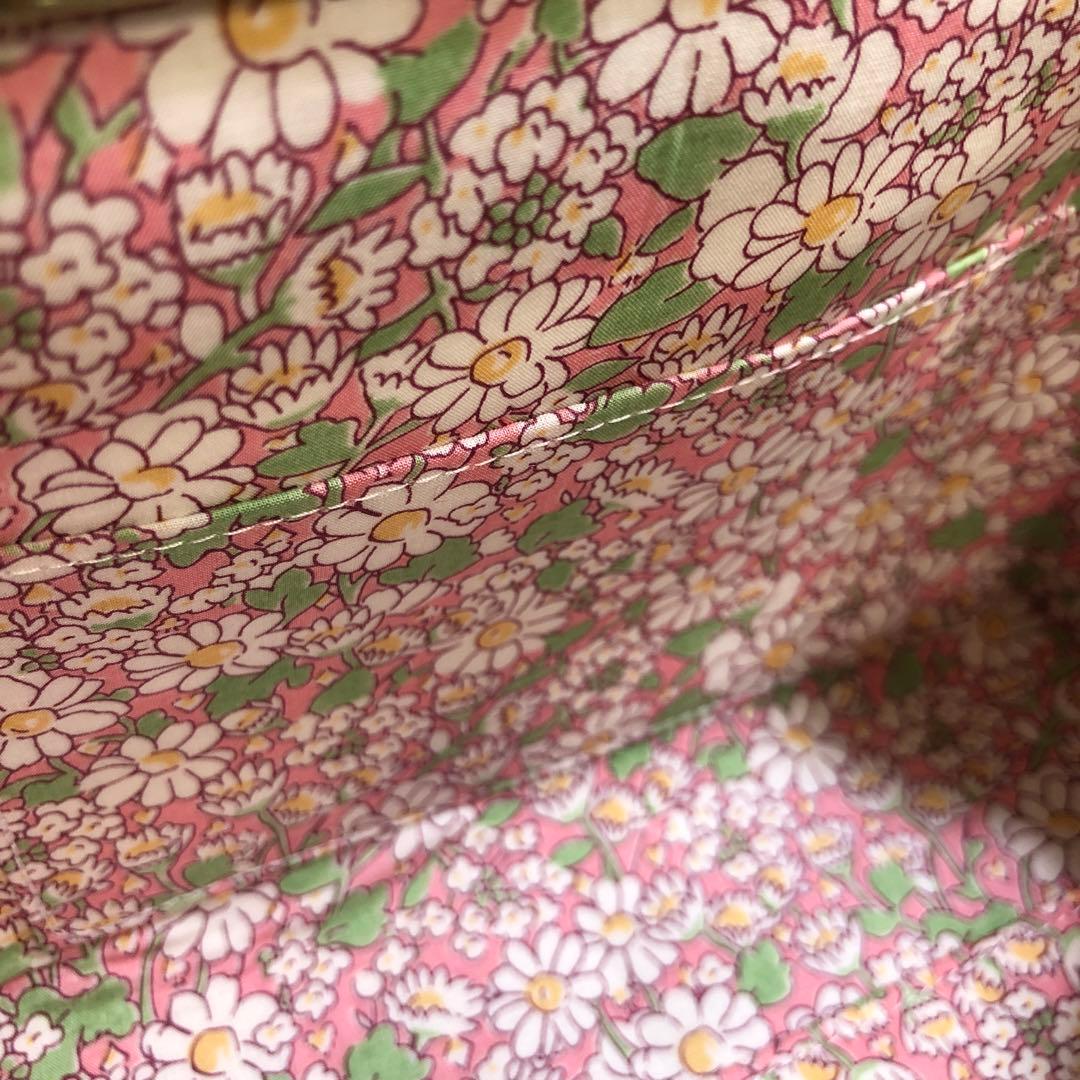 1951.ハンドメイド 18cm底板付きがま口バッグ フランシュリッペ