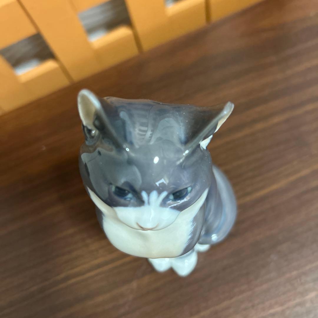   ロイヤルコペンハーゲン 猫 置物 インテリア