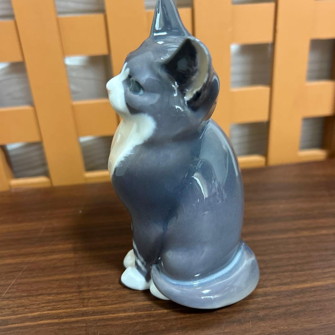   ロイヤルコペンハーゲン 猫 置物 インテリア