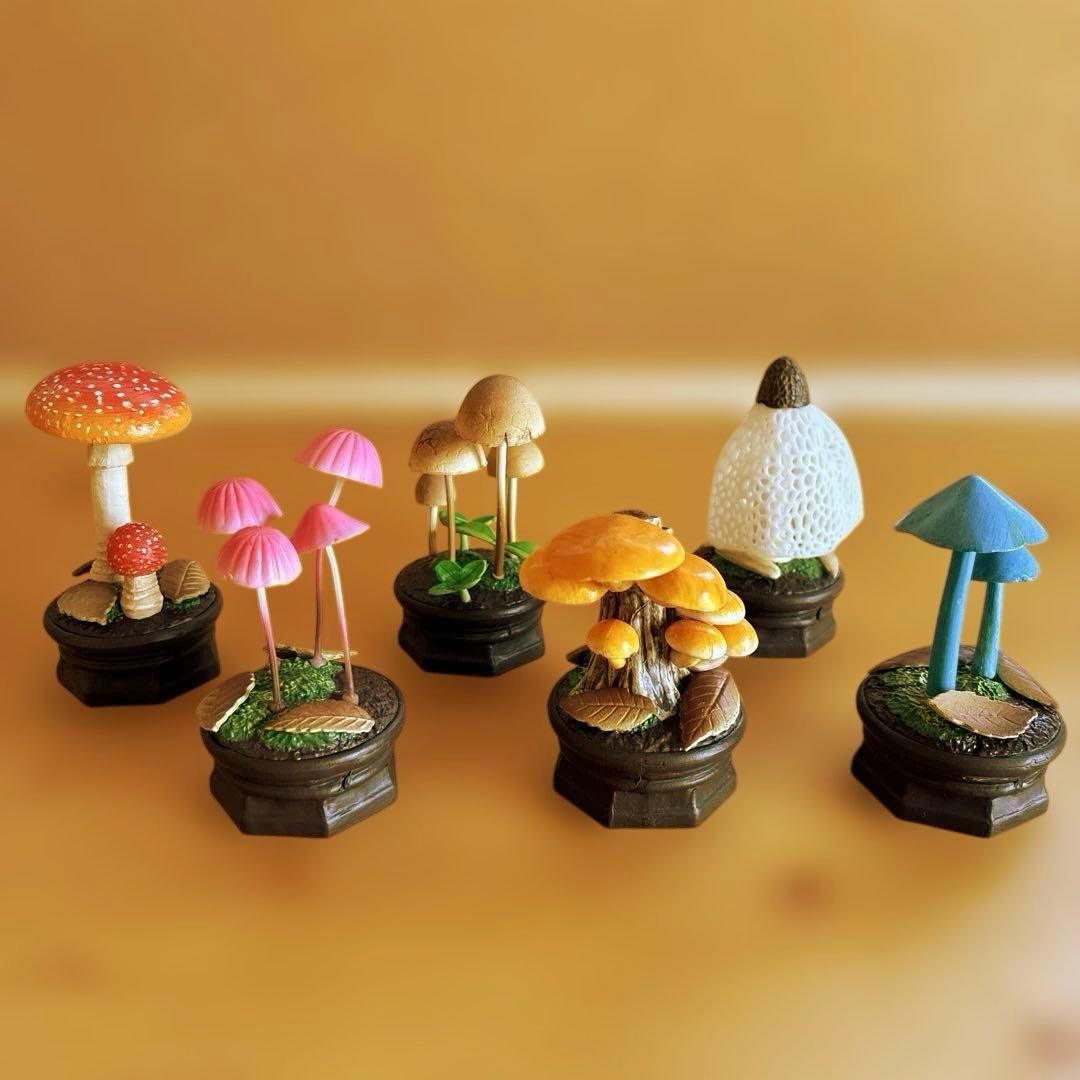 きのこ立体図鑑1 全6種 コンプリートセット フィギュア ガチャ - メルカリ