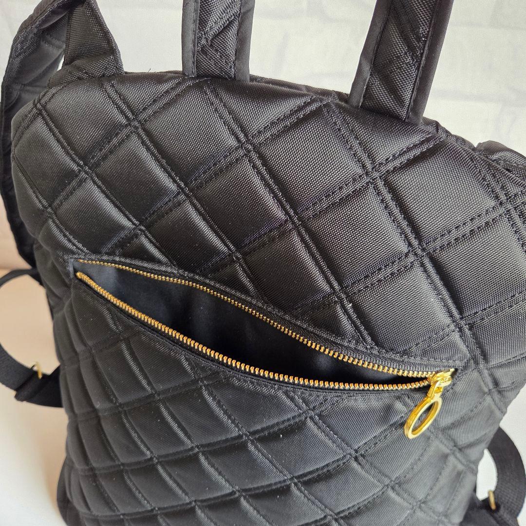 ろん様 楕円底リュック(L) ナイロンオックスキルト ハンドメイド