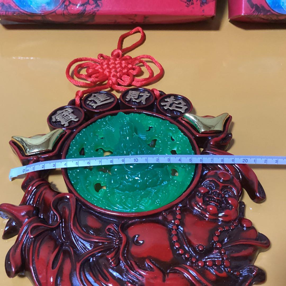2494 「開運」中国吊るし飾り　約80cm