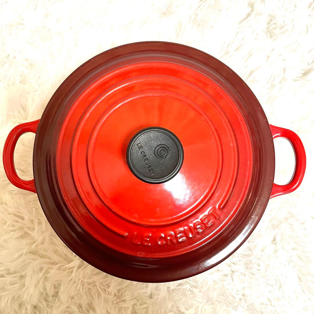 LE CREUSET ルクルーゼ　ココットロンド20cm レッド