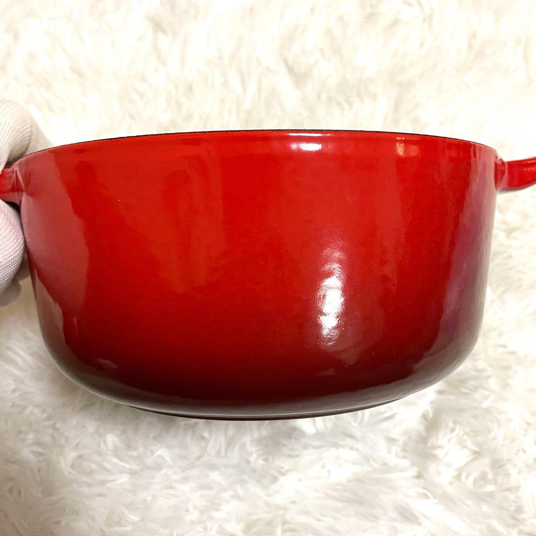 LE CREUSET ルクルーゼ　ココットロンド20cm レッド